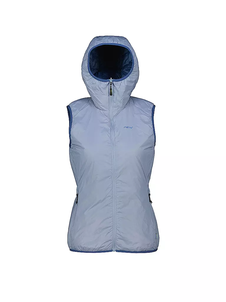MERU | Gilet isolante da donna Naknek con cappuccio | Blu chiaro