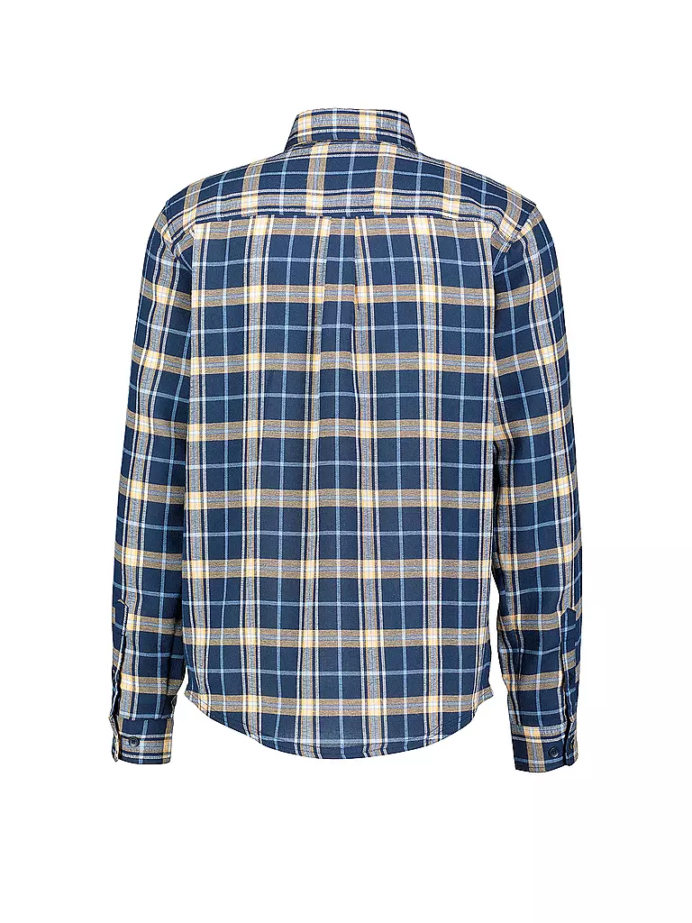 MERU | Herren Flanellhemd Lund | Blu scuro