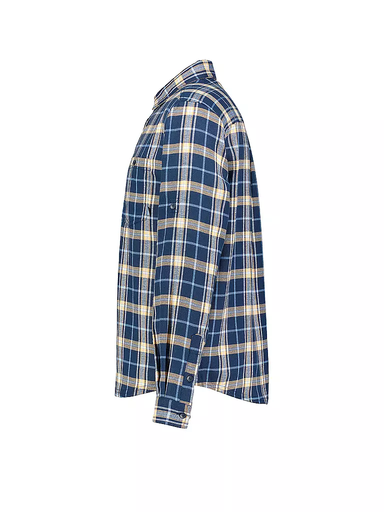 MERU | Herren Flanellhemd Lund | Blu scuro