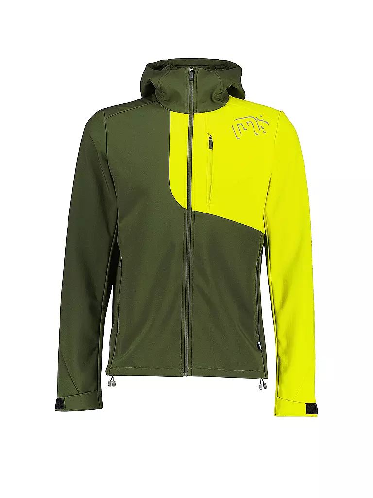 MERU | Herren Softshelljacke Talcahuano Hoodie | Verde scuro