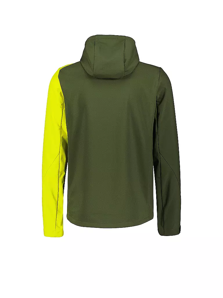 MERU | Herren Softshelljacke Talcahuano Hoodie | Verde scuro
