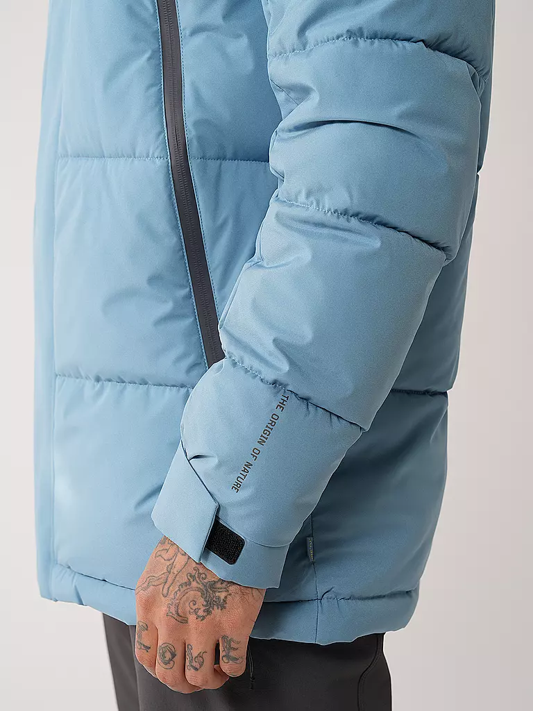 MERU | Herren Wanderjacke Varberg Hoodie | Blu chiaro