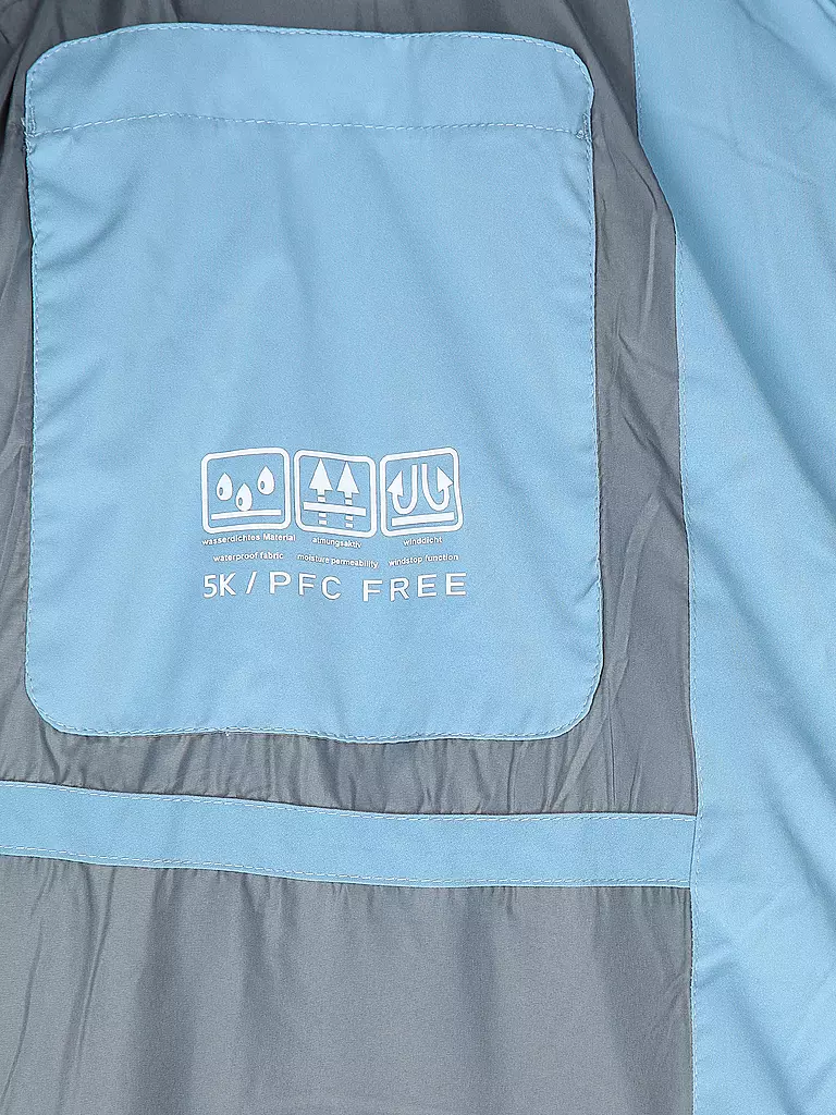 MERU | Herren Wanderjacke Varberg Hoodie | Blu chiaro