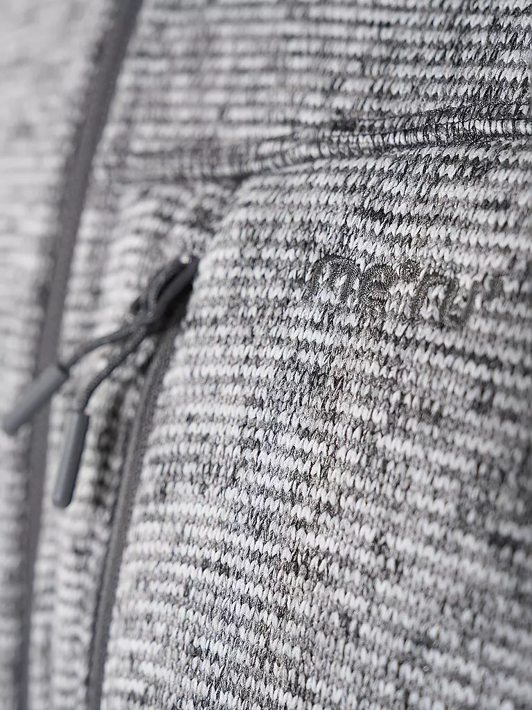 MERU | Herren Weste Bergen Strickfleece | Grigio chiaro