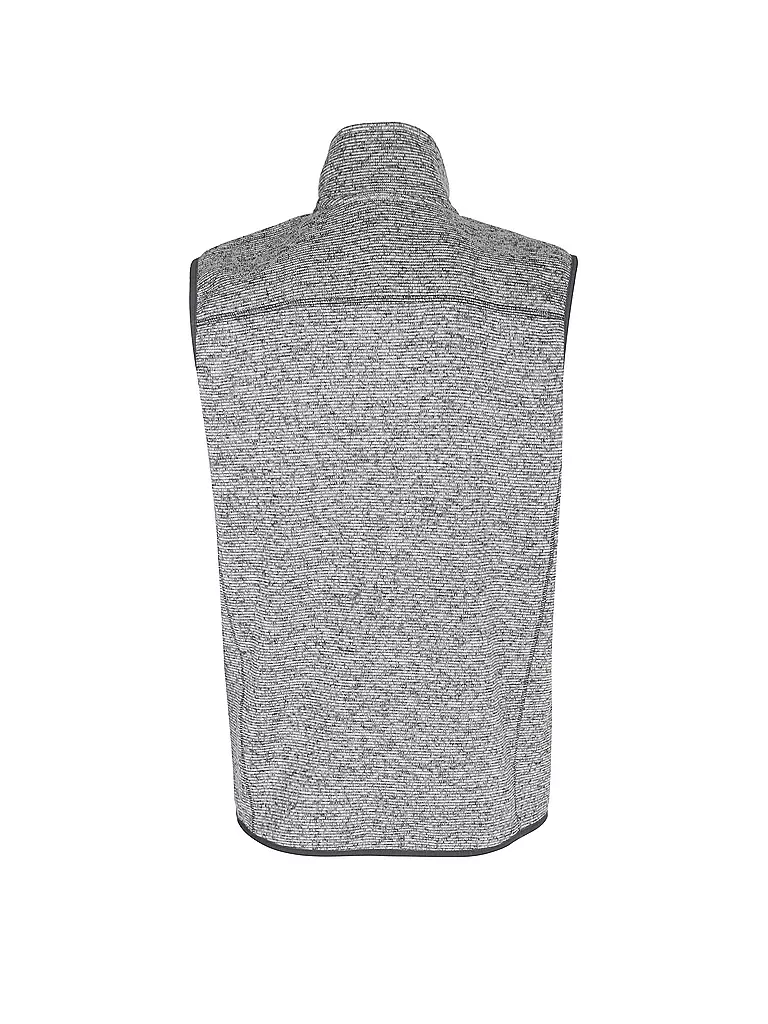 MERU | Herren Weste Bergen Strickfleece | Grigio chiaro