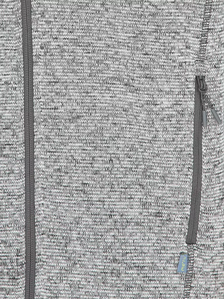 MERU | Herren Weste Bergen Strickfleece | Grigio chiaro