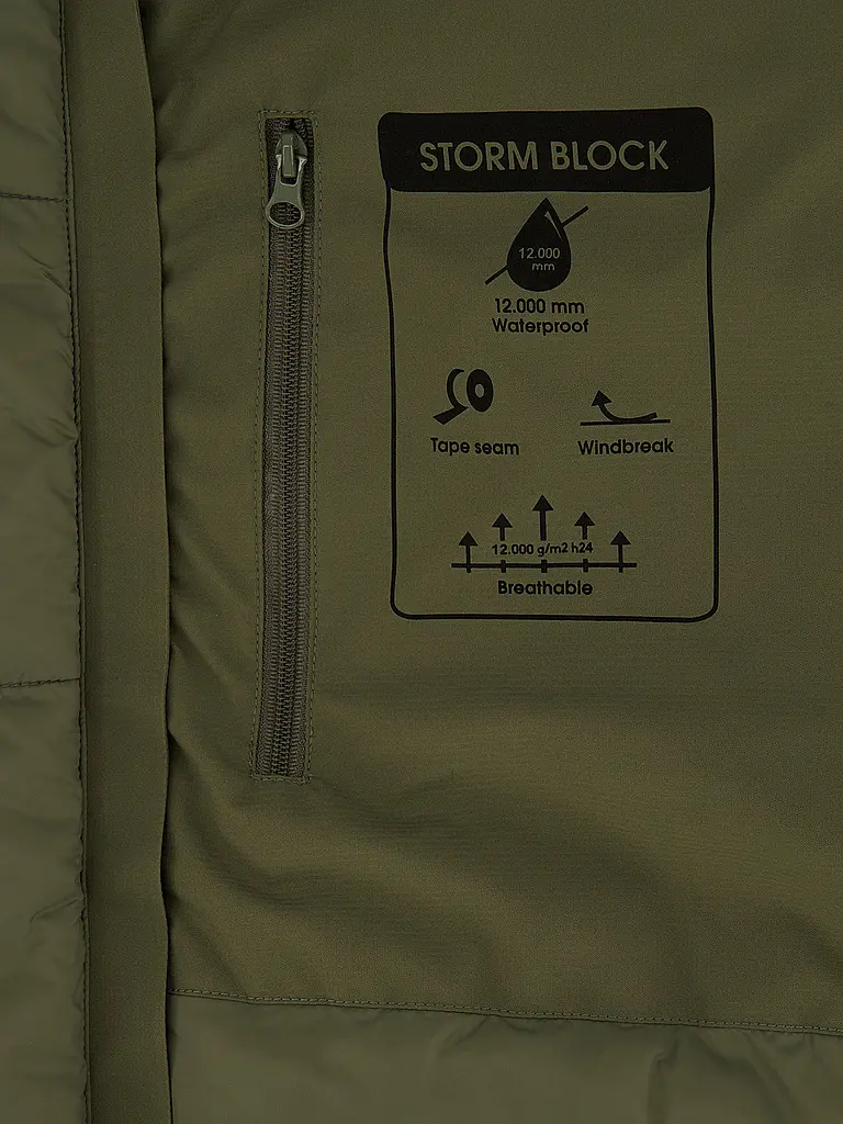 MERU | Isogiacca da uomo con cappuccio Koyukuk | Verde scuro