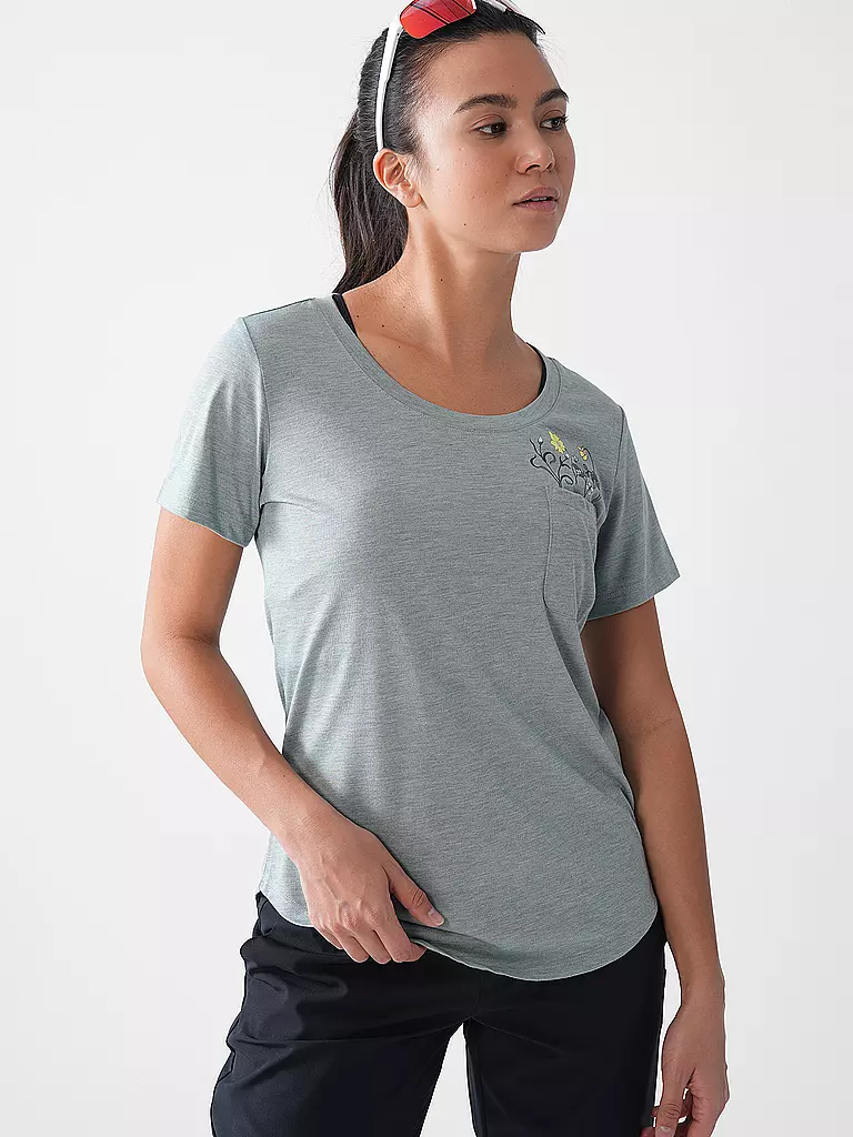 MERU | Maglietta funzionale da donna Portoalegre | Verde chiaro