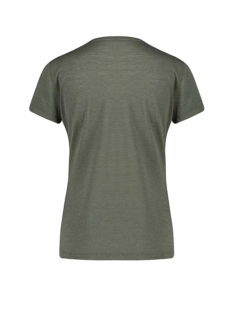 MERU | Maglietta funzionale da donna Queluz Merino | Verde scuro