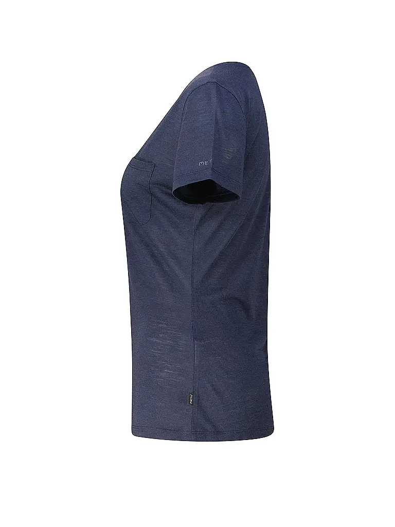 MERU | Maglietta funzionale da donna Trelleborg Woolmix | Blu scuro