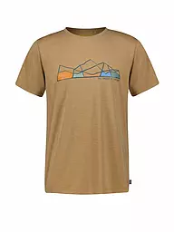 MERU | Maglietta funzionale da uomo Brito | Marrone chiaro