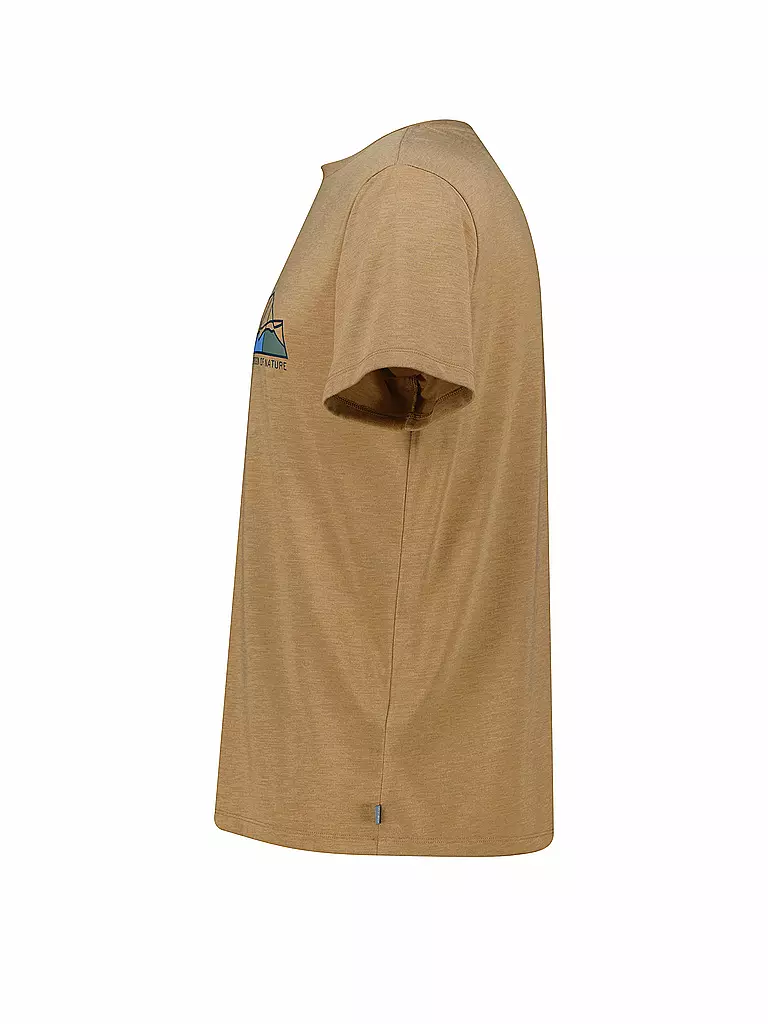 MERU | Maglietta funzionale da uomo Brito | Marrone chiaro