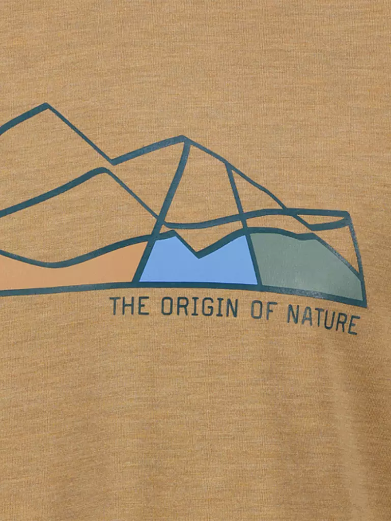 MERU | Maglietta funzionale da uomo Brito | Marrone chiaro