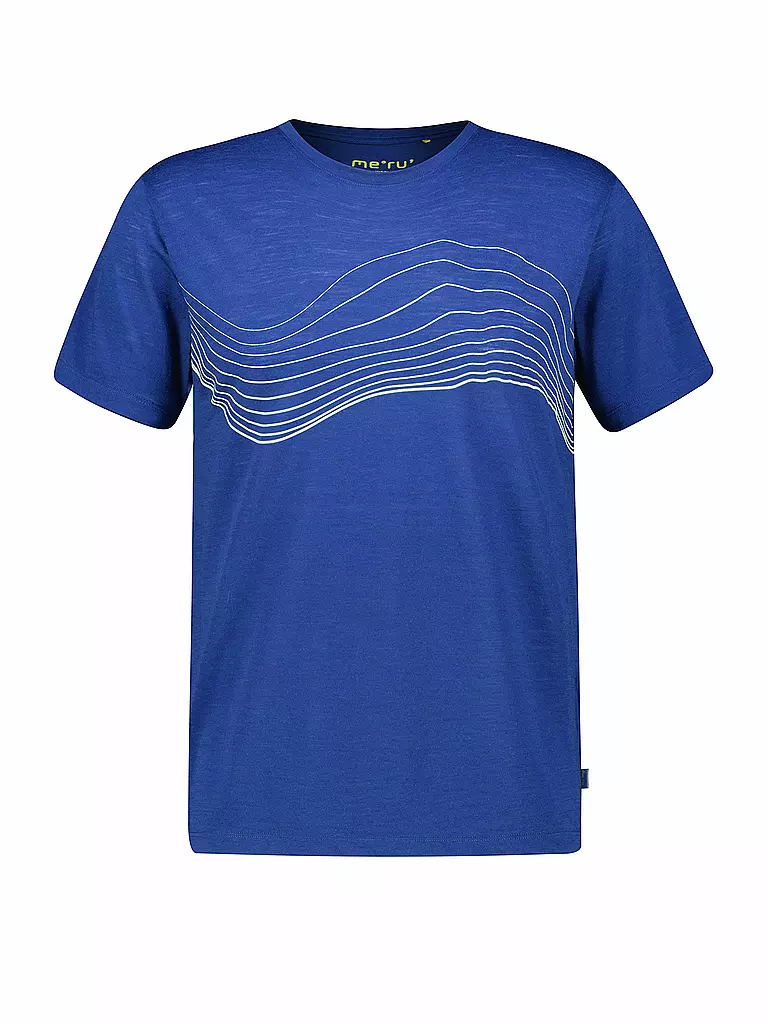 MERU | Maglietta funzionale da uomo Bustos Merino | Blu scuro