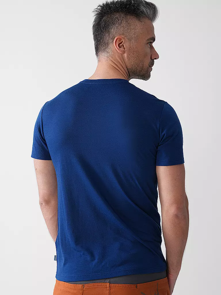 MERU | Maglietta funzionale da uomo Bustos Merino | Blu scuro
