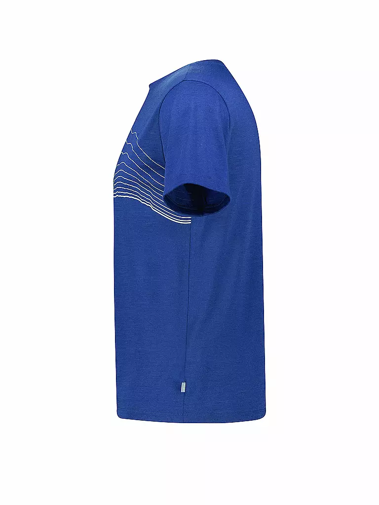 MERU | Maglietta funzionale da uomo Bustos Merino | Blu scuro