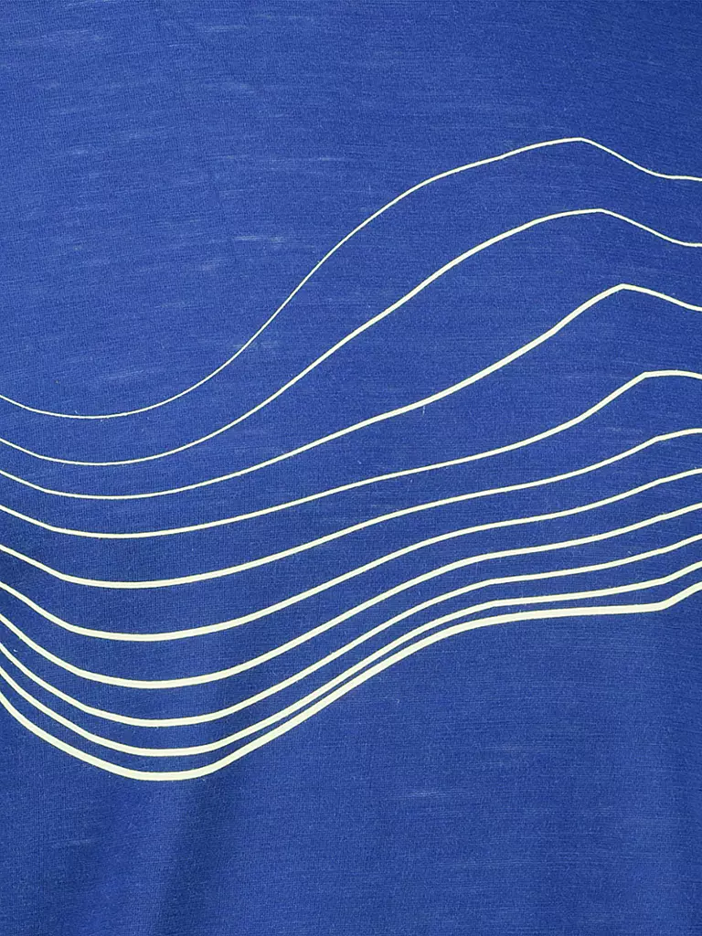 MERU | Maglietta funzionale da uomo Bustos Merino | Blu scuro