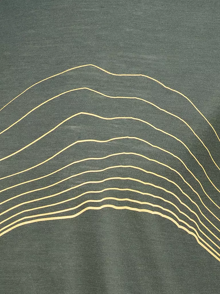 MERU | Maglietta funzionale da uomo Bustos Merino | Verde scuro