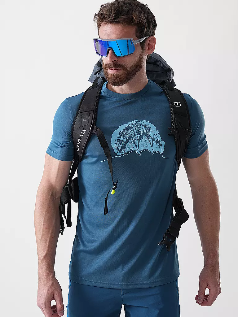 MERU | Maglietta funzionale da uomo Cantwell | Petrolio