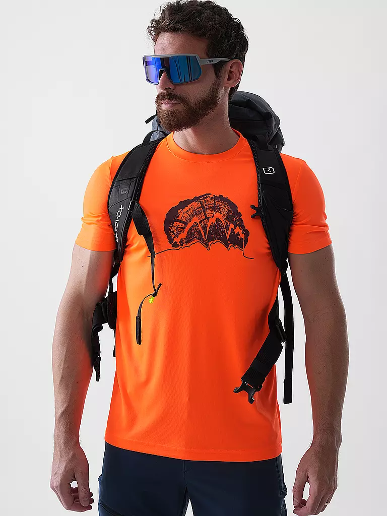 MERU | Maglietta funzionale da uomo Cantwell | Arancione