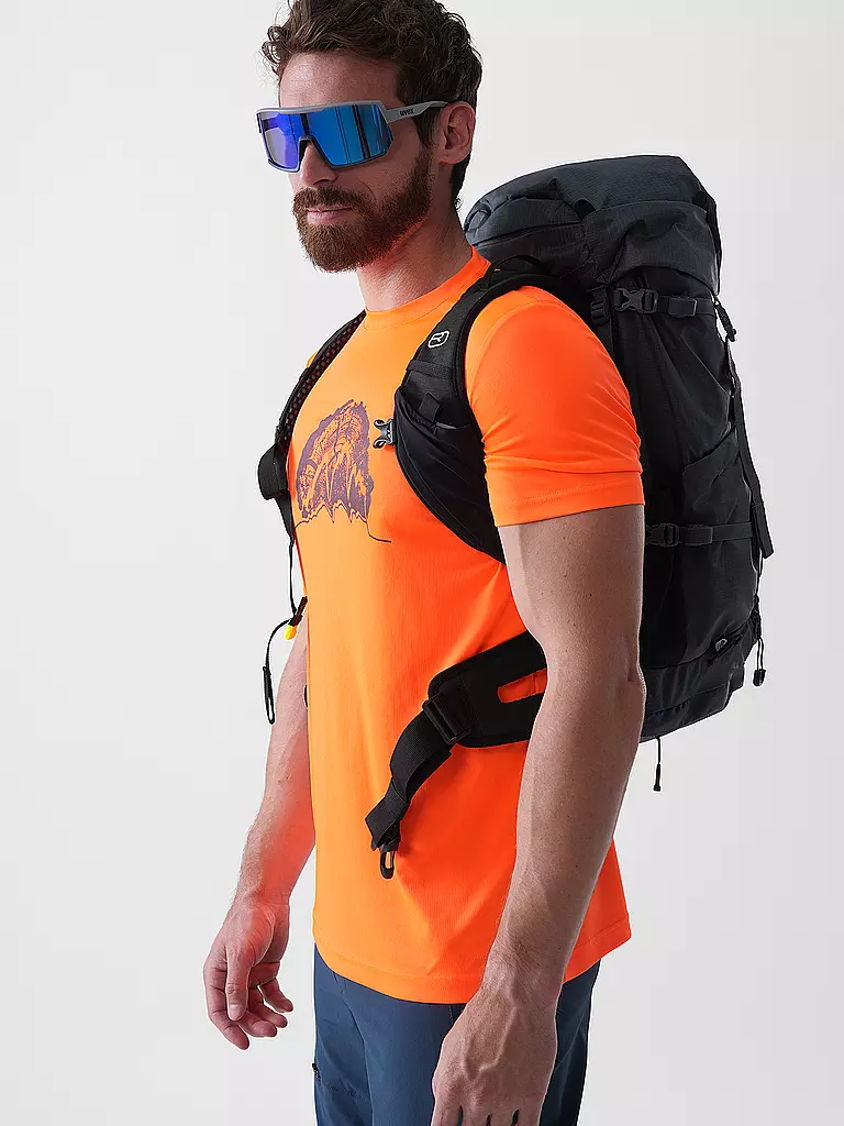 MERU | Maglietta funzionale da uomo Cantwell | Arancione