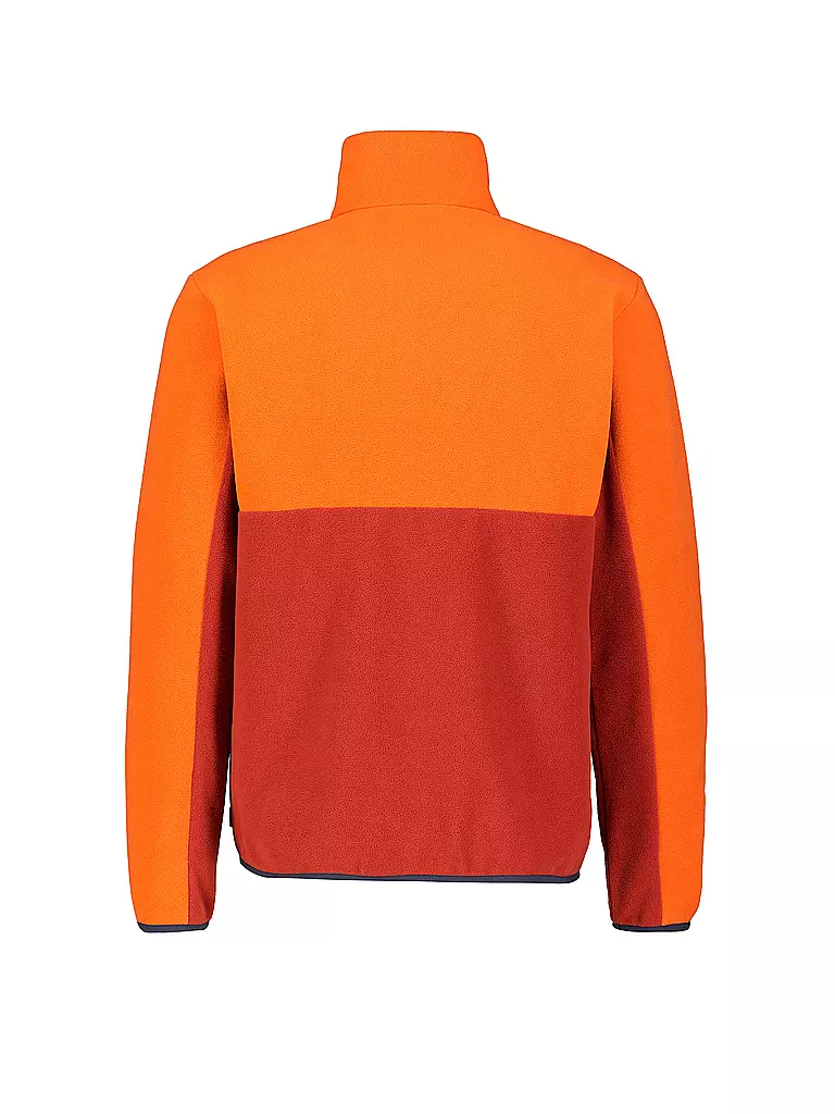 MERU | Pullover in pile da uomo con zip | Marrone chiaro