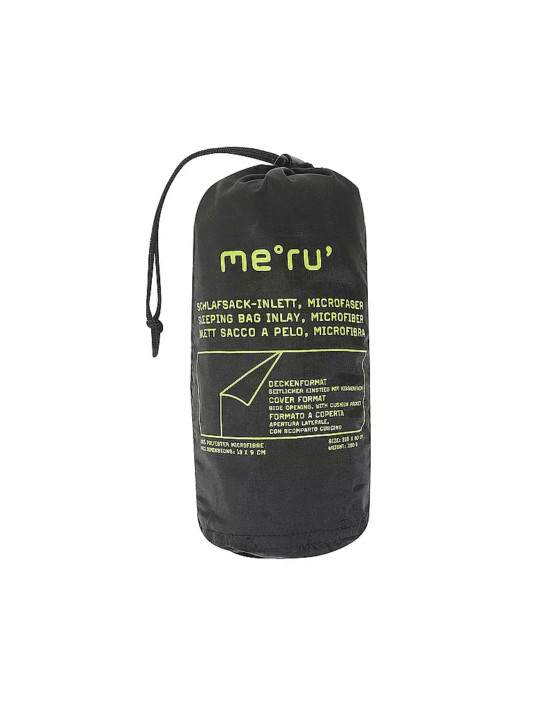 MERU | Sacco lenzuolo in microfibra rettangolare | Blu