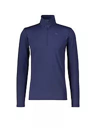 MERU | Zipshirt funzionale da uomo Langesund | Blu scuro