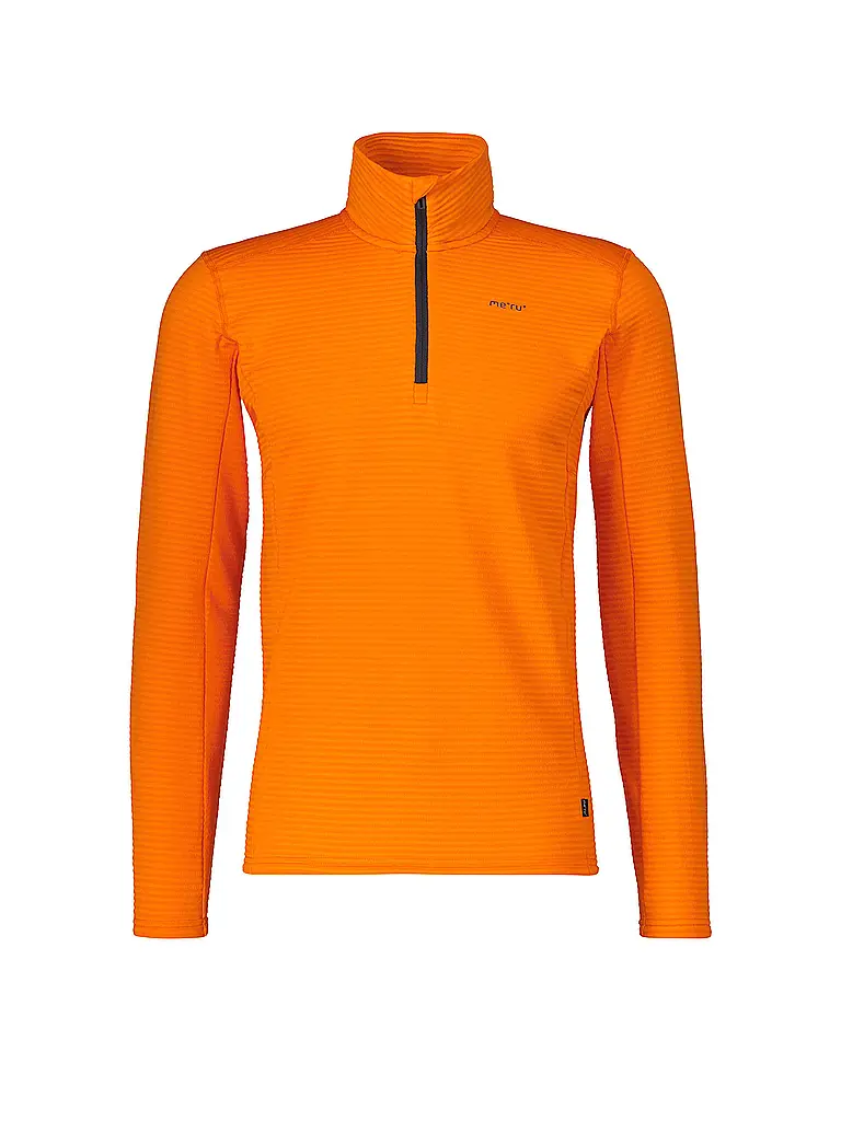 MERU | Zipshirt funzionale da uomo Langesund | Arancione