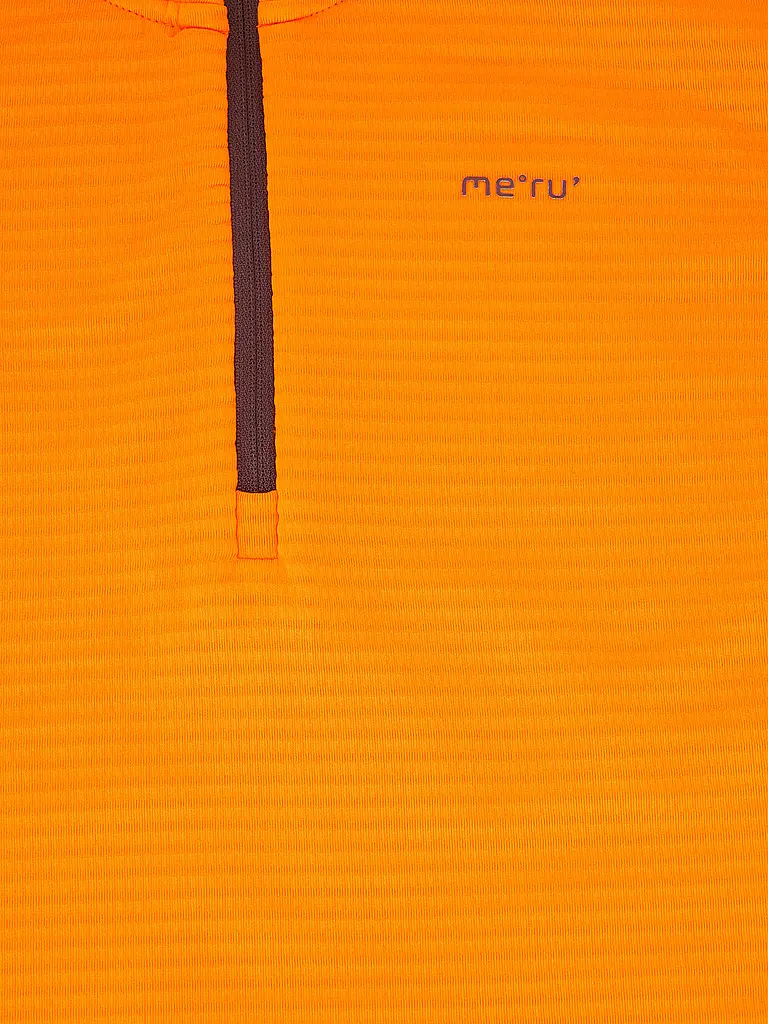 MERU | Zipshirt funzionale da uomo Langesund | Arancione