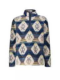 MERU | Zipshirt funzionale da uomo Tomar Print | Beige