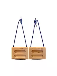 METOLIUS | Attrezzo da allenamento Wood Rock Rings II | Marrone