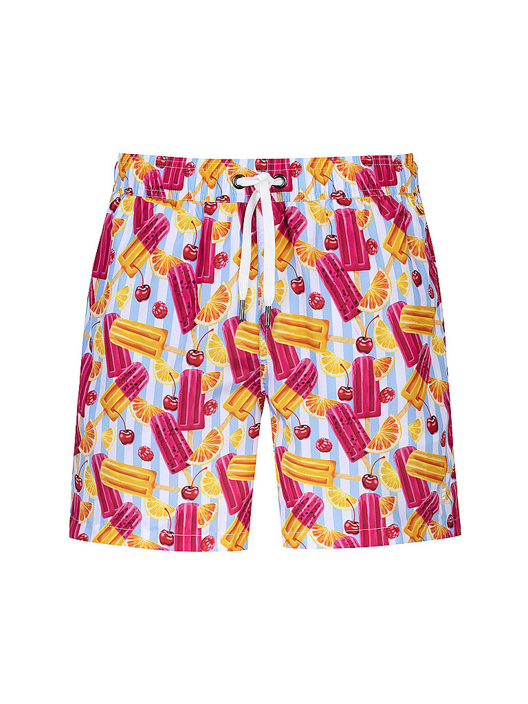 Pantaloncini da bagno da uomo multicolore L