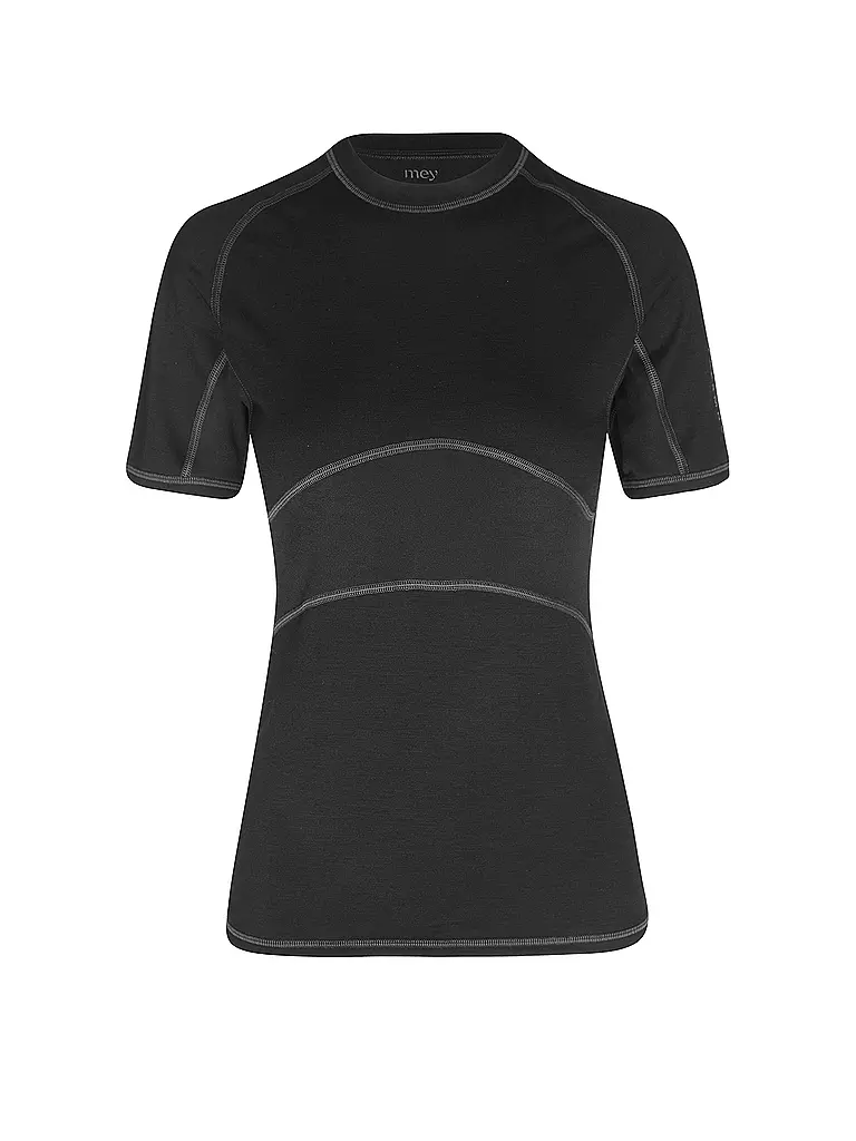 MEY | Damen Unterzieh T-Shirt PRFRMNC+ | Nero