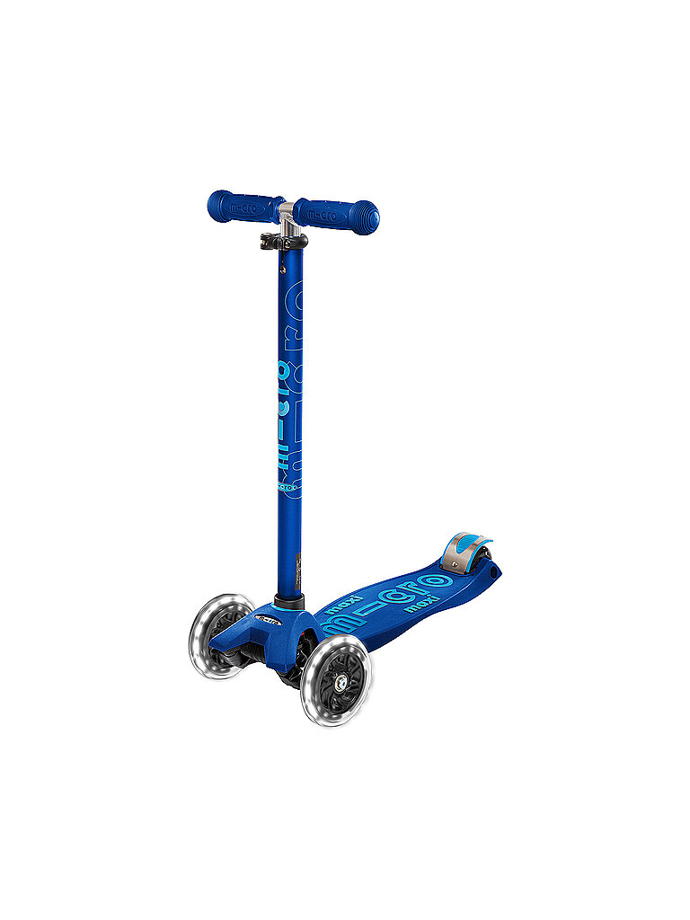 Monopattino per bambini Maxi Deluxe con ruote a LED blu