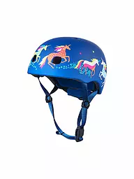 MICRO | Casco da scooter per bambini Unicorno | Blu