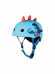 MICRO | Casco per monopattino per bambini Scootersaurus 3D V2 | Blu