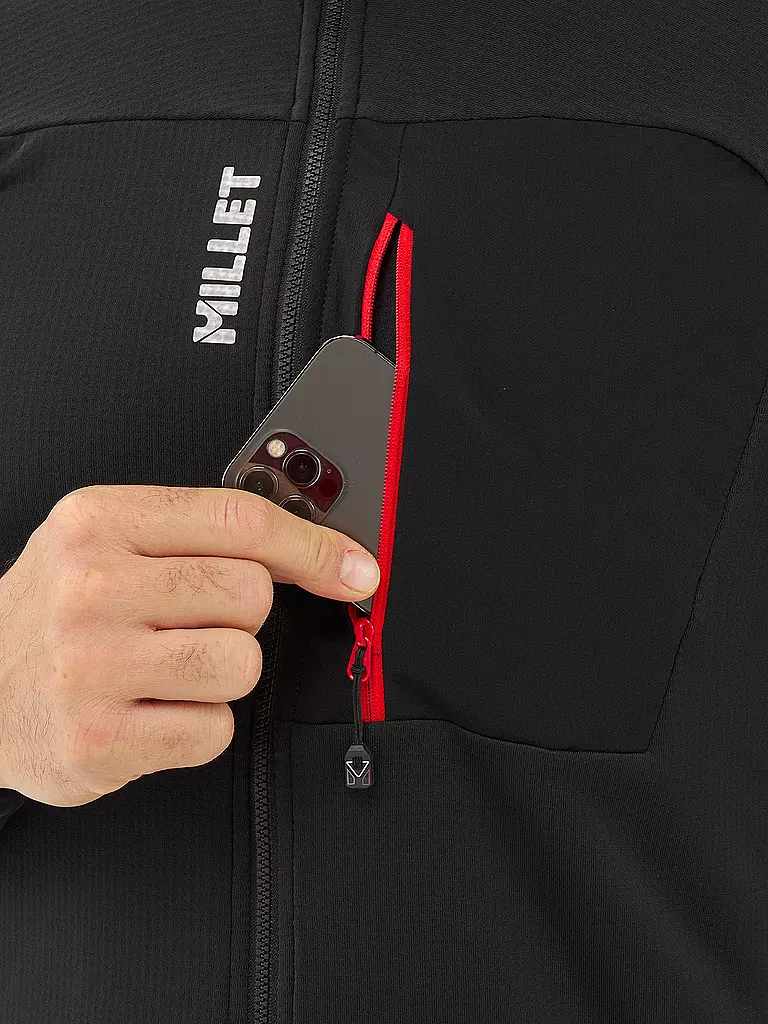 MILLET |  Herren Fleecejacke Trilogy Lightgrid Polartec Hoodie  | Nero