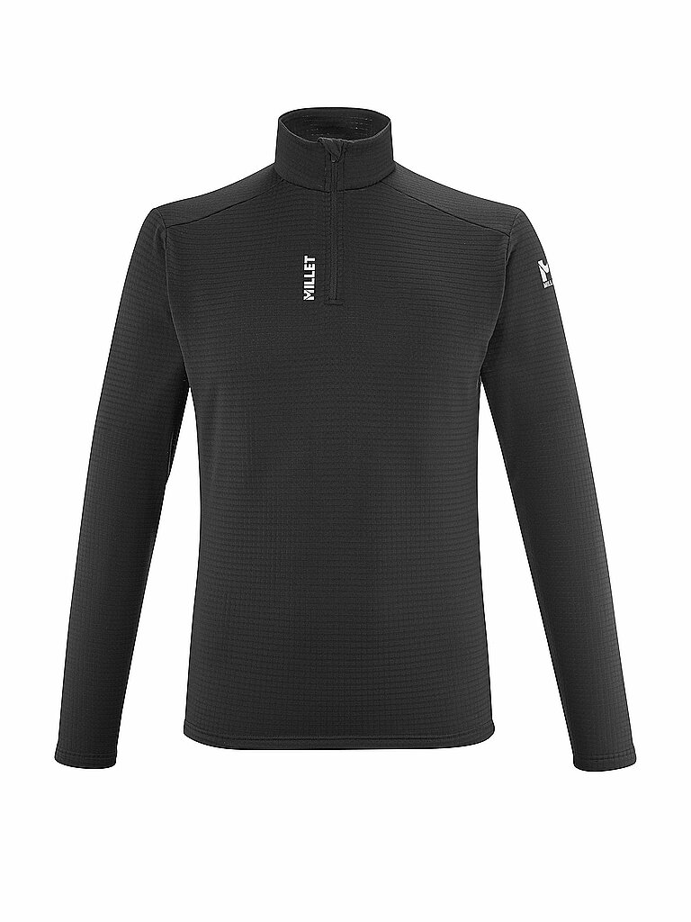 Zipshirt da uomo Intense Fleece nero XXL