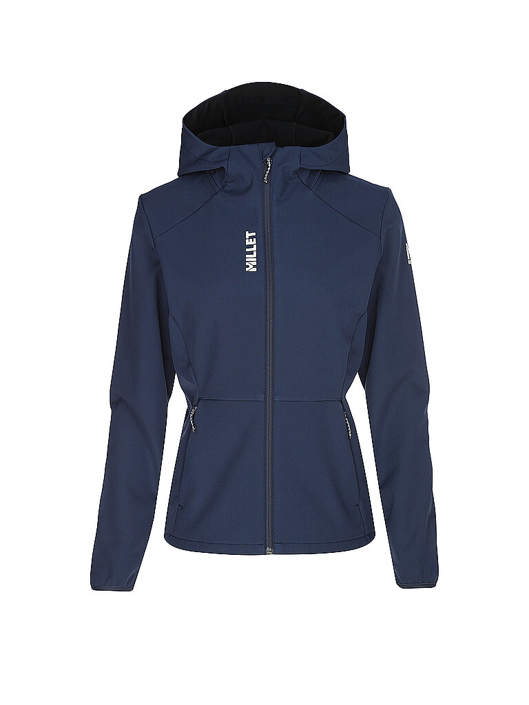 Giacca softshell da donna da turismo Seneca Shield Hoodie blu S