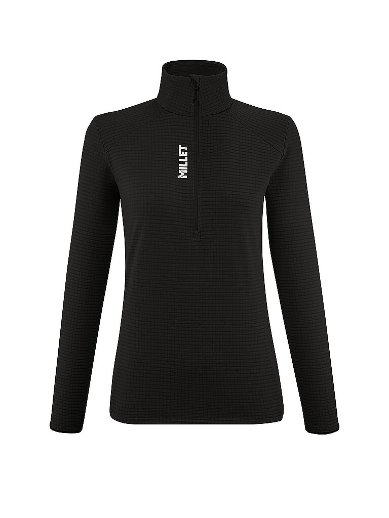 Zipshirt da donna Intense Fleece per escursioni nero S