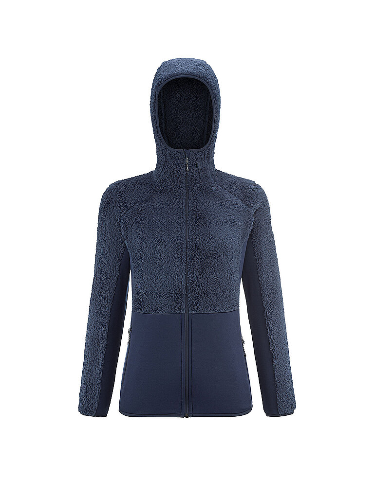 Giacca in pile da donna Charmonix Highloft Hoodie blu L