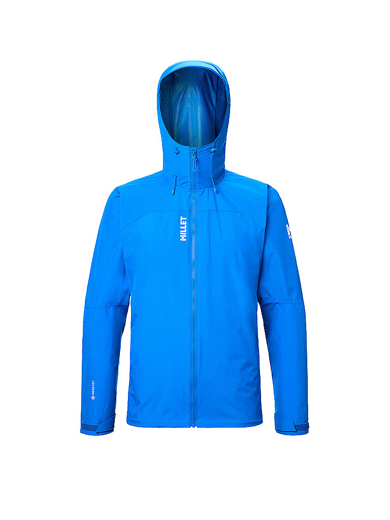 Giacca da trekking da uomo SENECA GORE-TEX 2L con cappuccio blu M