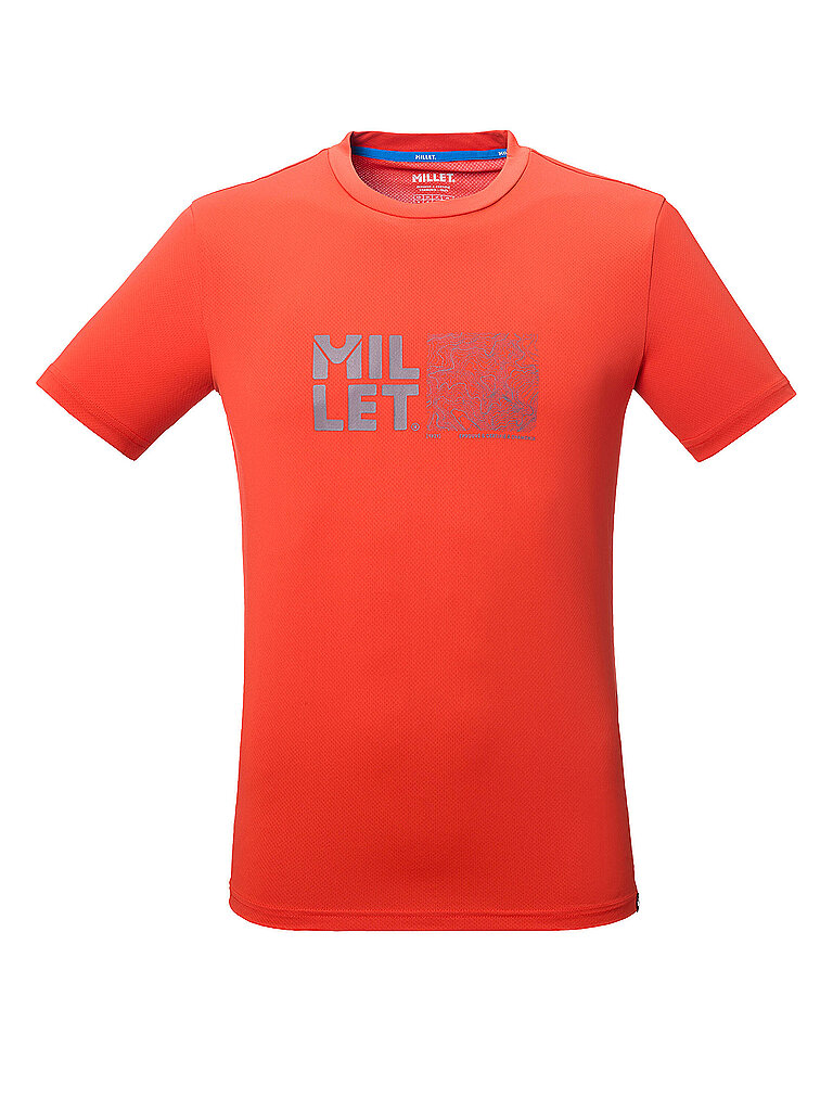 MILLET Maglietta funzionale da uomo Seneva UV40+ rosso | XXL