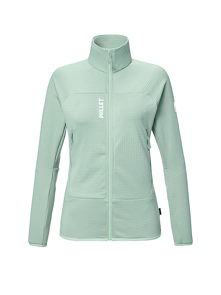 Giacca in pile da donna FUSION GRID Polartec verde chiaro L