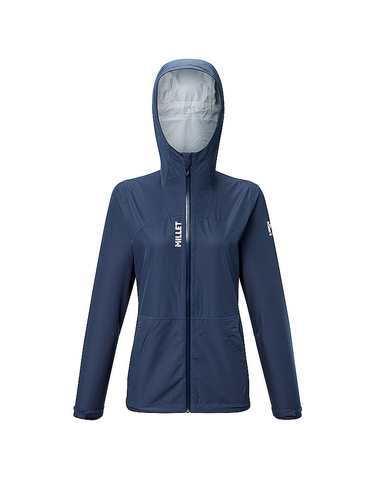 Giacca da trekking da donna Seneca 2,5L con cappuccio blu S