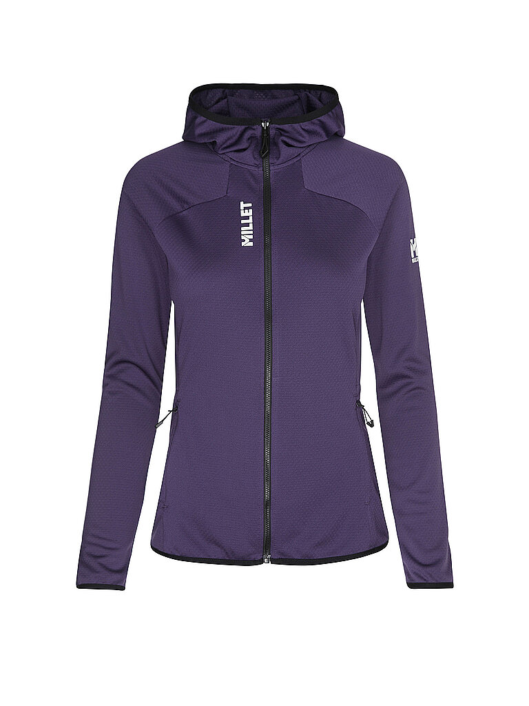 Giacca in pile da donna Lokka 3 con cappuccio lilla M