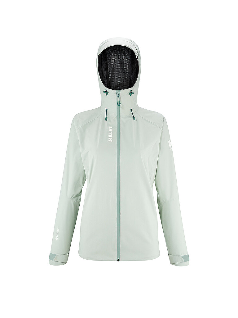 Giacca da trekking da donna SENECA GORE-TEX 2L Hoodie verde chiaro S