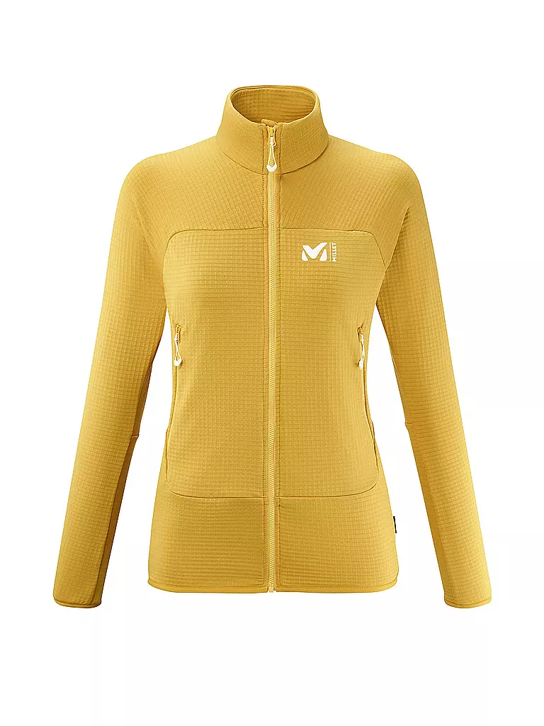 MILLET | Damen Fleecejacke Fusion Grid | Senape