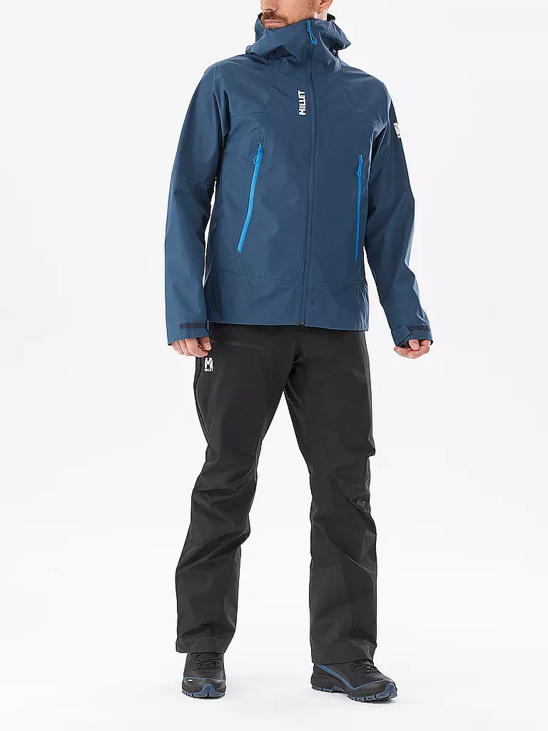 MILLET | Giacca da trekking da uomo Seneca GTX 3L con cappuccio | Blu scuro